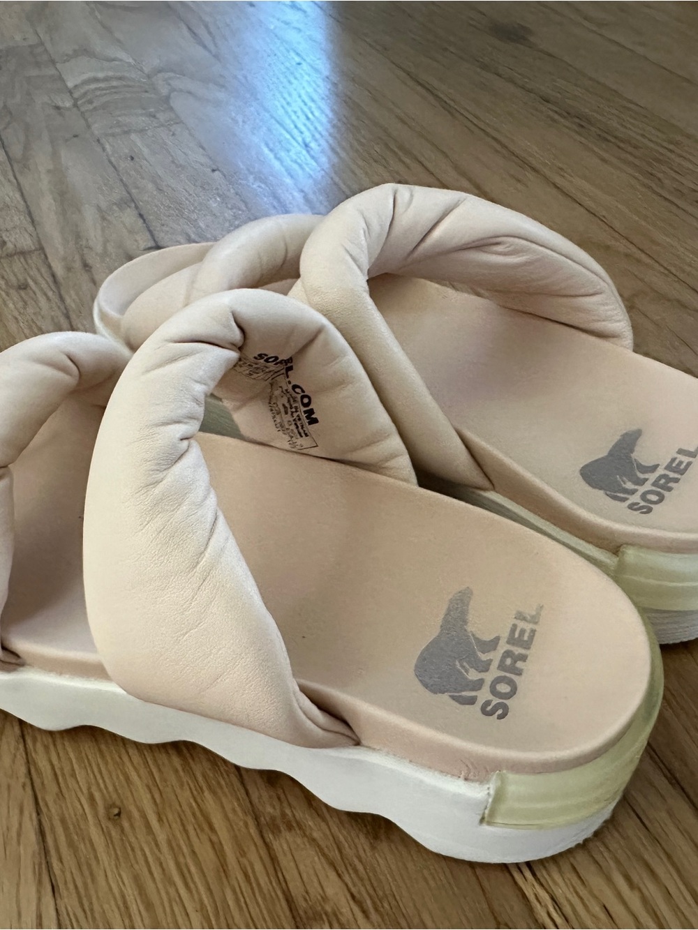 Sorel Women's Pale Blush Padded Slide Sandals Sz 8 - Picture 5 of 8